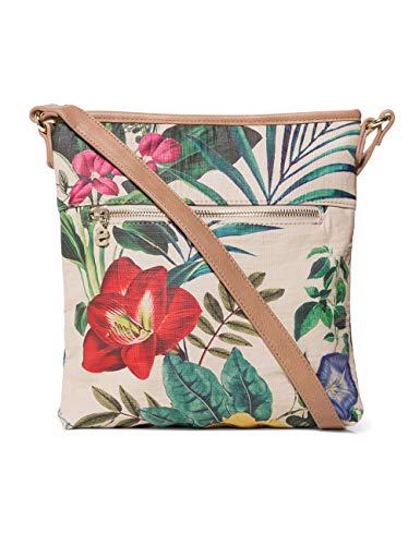 Desigual - Bag Clio Kaua Women, Bolsos bandolera Mujer, Blanco (Crudo), 4x28.5x26.2 cm (B x H T)