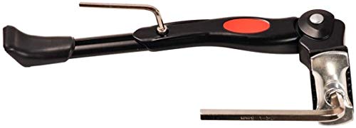 DEWEL Pata de Cabra para Bicicleta Aluminio Aleación Soporte Ajustable del Retroceso de Caballete Lateral Antideslizante