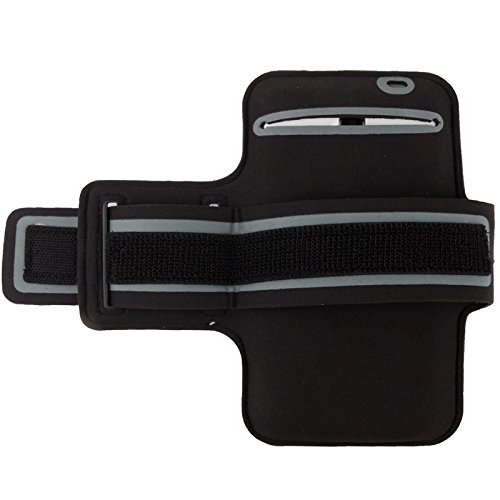 DFV mobile - Armband Professional Cover Neoprene Waterproof Wraparound Sport with Buckle for Motorola ATRIX HD MB886 - Black