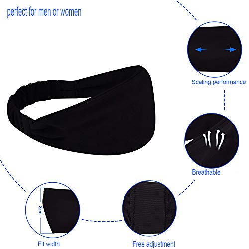 Diadema Deportiva, Cinta Sudor Cabeza Mujer,Diadema Deportiva Mujer Hombre, Cinta la Cabeza Yoga Correr Quick Dry Stretchy Banda de Cabeza,para Correr, Fitness, Ciclismo, Yoga, Baloncesto (4Pack)