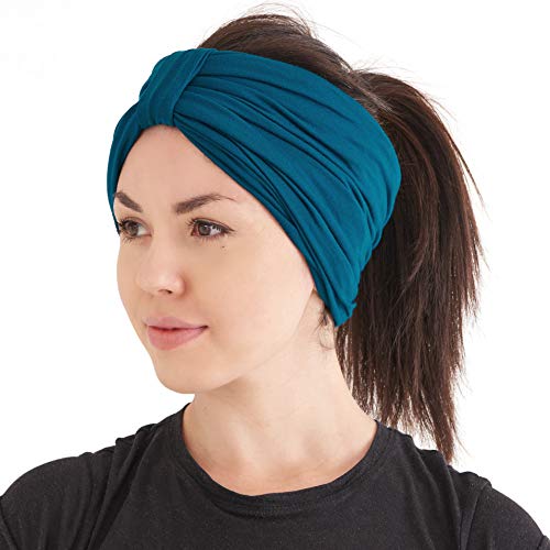 Diadema Turbante Mujer Grueso - Pañuelo Cabeza Abrigo Invierno Sombrero de Quimioterapia Cabello Natural