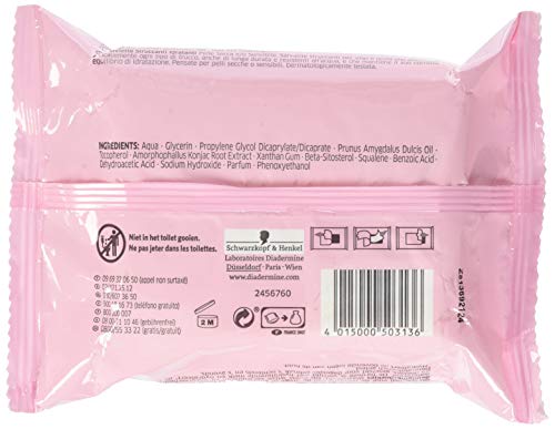 Diadermine Laboratoires Desmaquillantes Hidratantes - 25 Toallitas