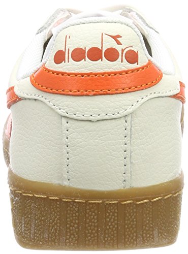 Diadora Game L Low, Zapatillas de Gimnasia para Hombre, Blanco (Bianco Ottico Mandarino), 41 EU