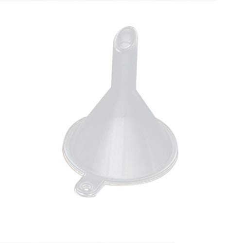 Diamoen 10pcs pequeña Mini Botellas de plástico para Perfume difusor de Aceite líquido de los embudos de Laboratorio