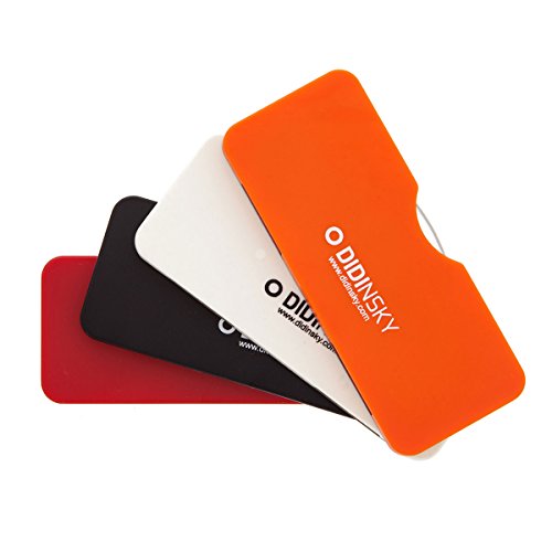 DIDINSKY Gafas de lectura sin patillas graduadas para hombre y mujer transparentes. Gafas de presbicia para hombre y mujer retro o vintage para vista cansada. Orange +3.0 – ORSAY