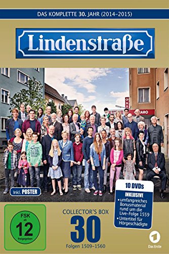 Die Lindenstraße - Das komplette 30. Jahr, Folgen 1509-1560 (Collector's Box Limited Edition,10 Discs) [Alemania] [DVD]