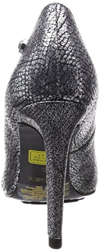 Diesel Bombas Femeninas Stilettos Mabell Silver (EUR 40, Plata)