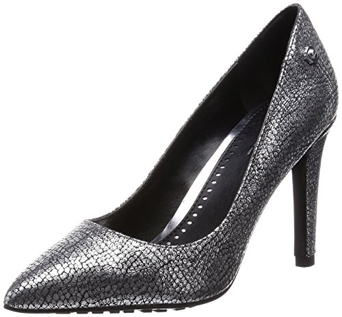 Diesel Bombas Femeninas Stilettos Mabell Silver (EUR 40, Plata)