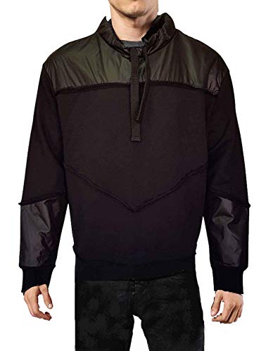 Diesel Hombre Suéter S-Nathan Felpa (XXL, Negro)