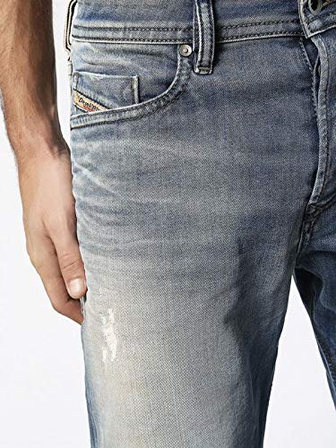 Diesel Larkee Pantaloni Straight - Pantalones vaqueros para hombre Denim. 27W x 32L