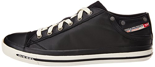 Diesel "Magnete" Exposure Low I- Sne, Zapatillas Bajas Hombre, Negro (Black), 43 EU