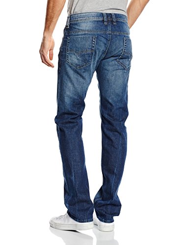 Diesel para hombre Safado Regular Slim Recto Jean 0885 K - Azul -