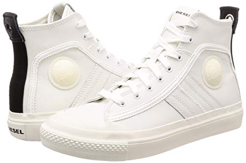 Diesel S-astico Tenis de cordones para hombre, Blanco (blanco estrella), 40.5 EU