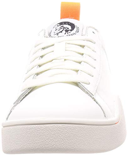 Diesel S-Clever Low Lace W, Zapatillas para Mujer, Multicolor (White/Fluor Pink H7787/P0299), 40 EU