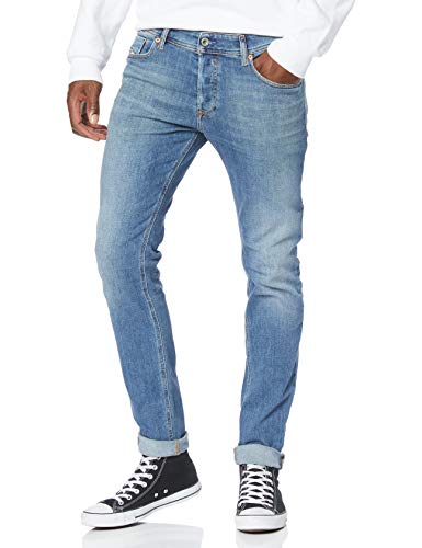 Diesel SLEENKER-00S7VG-086AP Vaqueros Skinny, Azul (Light Blue 086AP), 52 (Tamaño del Fabricante:36) para Hombre