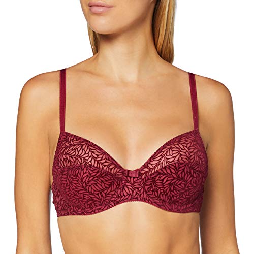 Dim Soutien-Gorge 3/4 Cup Sublim Velours Sujetador, Barniz Rojo, 100D para Mujer