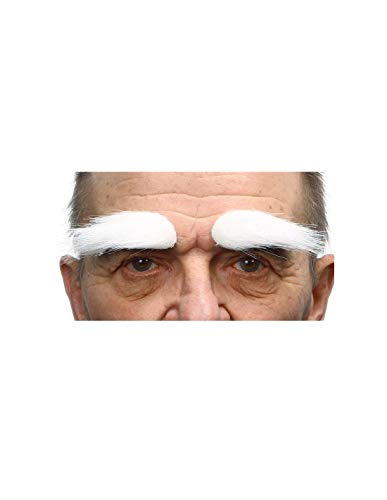DISBACANAL Cejas postizas Blancas