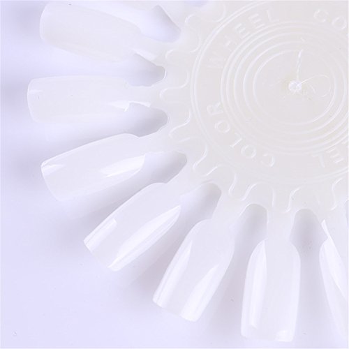 Diseño de mono con texto Creative Tops 1 pc de color blanco de puntas para tacos de extra grande para practicar postizas acrílicas para esmalte de uñas diseño de cinta elástica para la mano 18 base con ruedas de sujeción para tabla de