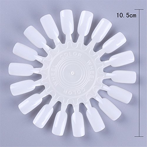 Diseño de mono con texto Creative Tops 1 pc de color blanco de puntas para tacos de extra grande para practicar postizas acrílicas para esmalte de uñas diseño de cinta elástica para la mano 18 base con ruedas de sujeción para tabla de