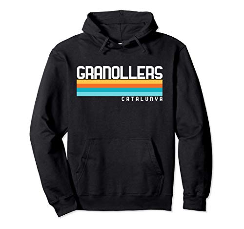 Diseño Vintage ochentas Granollers Catalunya Sudadera con Capucha