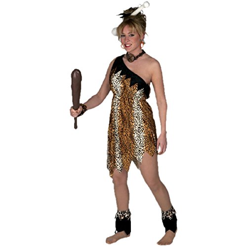 Disfraz de "Mujer Prehistórica". Talla única de adulto.