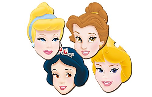 Disney Princesas Pack 6 caretas cartón, m (Verbetena 014200313)