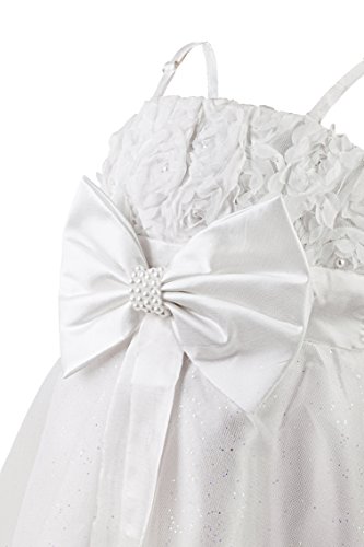 Disney Princesas Vestido de Verano, Color Blanco, 2-3 años (Katara 1716)