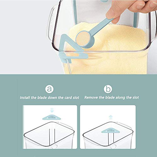 Dispensador De Polvo De Fórmula -  Recipiente De Leche En Polvo Sin BPA,Contenedor Portátil De Alimentos Sellados Para Leche En Polvo, Snacks, Cereales