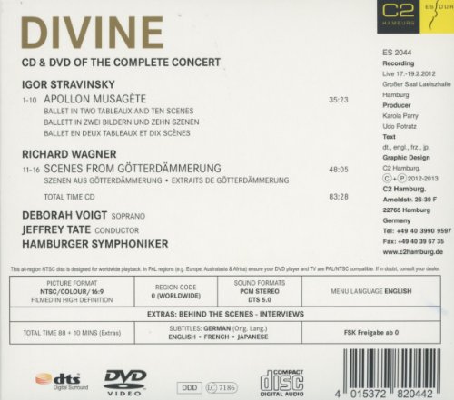 Divine, Oeuvres pour Soprano et Orchestre