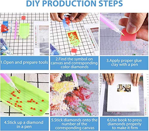 DIY diamante pintura 5D diamante cuadrado pequeño ángel niña 30x35 cm cristal bordado diamantes de imitación pintura pasta artesanía mosaico kit