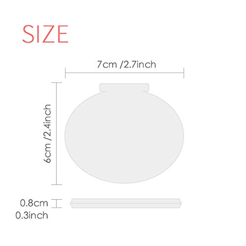 DIYthinker Espejo de Bolsillo de Golf y La Filosofía Oval Rojo Maquillaje Compacto Espejos Regalo Lindo Portable Pequeño Mano