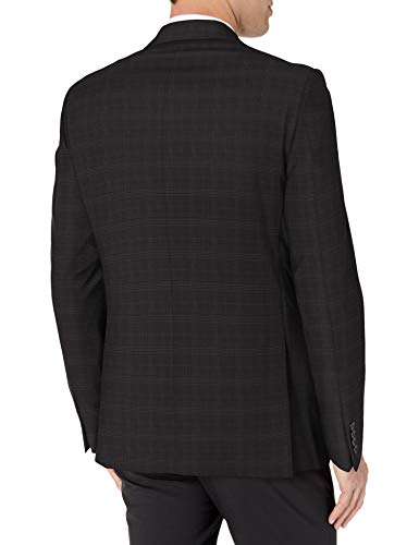 DKNY Hombre Manga Larga Juego de pantalón de traje de negocios - Gris - 48 ES regular