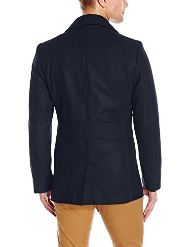 DKNY Hombres Abrigo de lana - Azul -