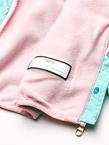 DKNY Midweight Jacket Chaqueta, Verde menta impresa, 4 años para Niñas