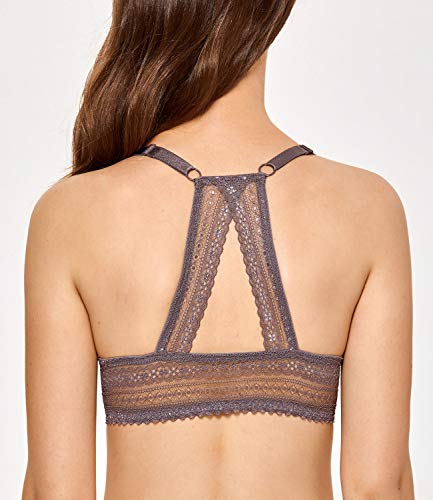 DOBREVA Sujetador Invisible Push Up con Aros con Relleno para Mujer Colorete de Cacao 90D