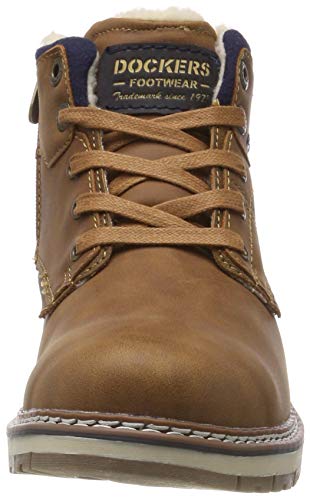 Dockers by Gerli 43ad101, Botas Militar para Hombre, Marrón (Cognac 470), 43 EU