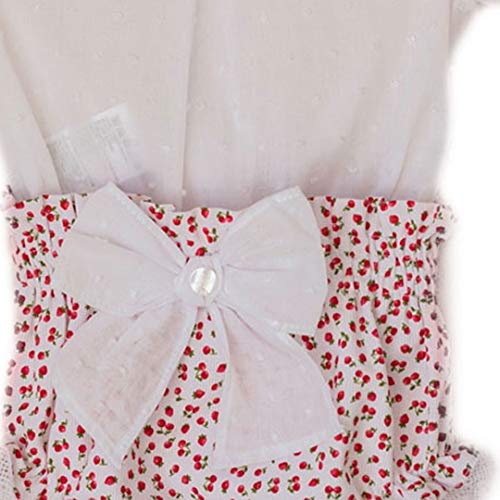DOLCE PETIT - Conjunto Blusa Y Braguita bebé-niños Color: Rojo Talla: 9M