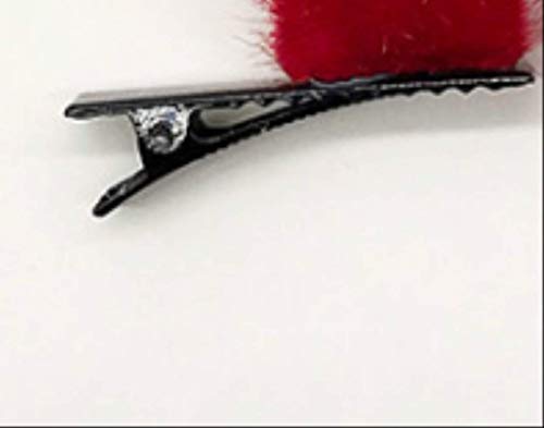 DongDongDong Aro De Pelo De Ciervo Navideño Accesorio para El Cabello Femenino Diadema De Dibujos Animados Linda Tarjeta De Cabello para Adultos Tocado Simple Licor Rojo