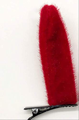 DongDongDong Aro De Pelo De Ciervo Navideño Accesorio para El Cabello Femenino Diadema De Dibujos Animados Linda Tarjeta De Cabello para Adultos Tocado Simple Licor Rojo