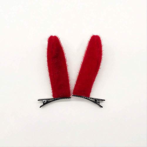 DongDongDong Aro De Pelo De Ciervo Navideño Accesorio para El Cabello Femenino Diadema De Dibujos Animados Linda Tarjeta De Cabello para Adultos Tocado Simple Licor Rojo