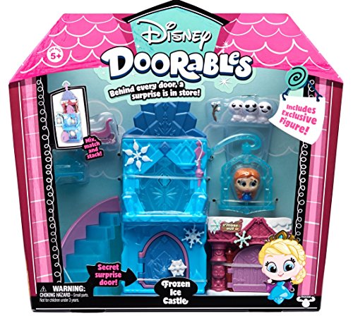 Doorables 35013 Frozen Disney - Juego de 3 figuras coleccionables con ojos de purpurina y muchos accesorios, para niños a partir de 5 años, diseño de Frozen , color/modelo surtido
