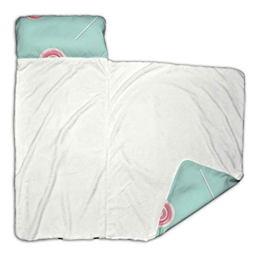 Doreen DaltonKids - Saco de Dormir para niños, diseño de piruletas, Color Rosa y Crema