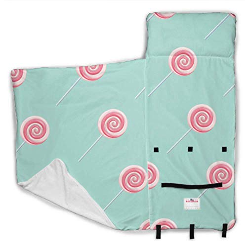 Doreen DaltonKids - Saco de Dormir para niños, diseño de piruletas, Color Rosa y Crema