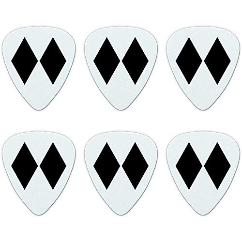 Double Black Diamond Skiing Experts Only Novedades Guitar Picks Medium Gauge - Set de 6