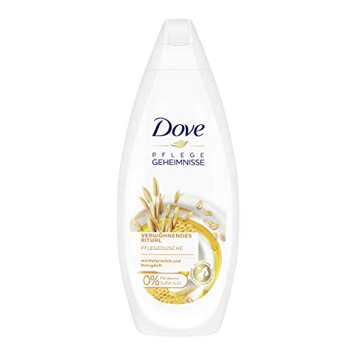 Dove - Gel de ducha ritual miel con leche de avena y aroma de miel, 6 unidades (6 x 250 ml)