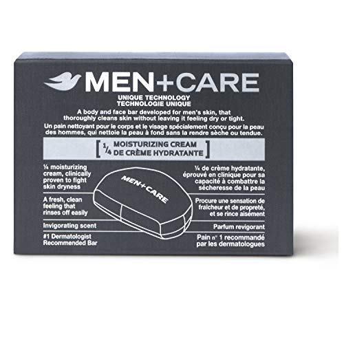 Dove Men+Care Body and Face Bar, Extra Fresh 4 oz, 8 Bar by Dove
