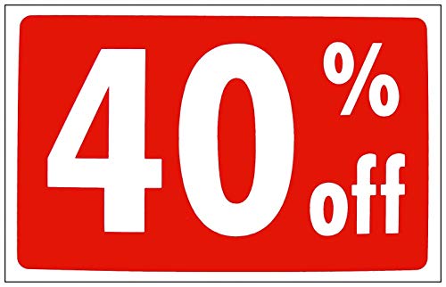 Dozili - Cartel con Mensaje de Negocios, diseño de Tienda minorista, Aluminio, One Color, 25,40 cm x 35,56 cm