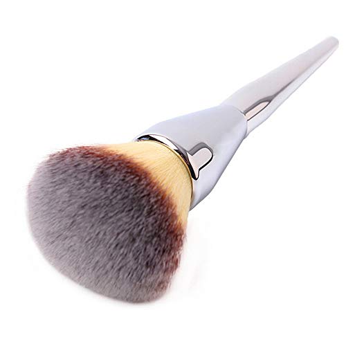 Drametree Pincel para maquillaje grande Pincel para maquillaje de cara completa Pincel para maquillaje en polvo Pincel para maquillaje de belleza Huevo Suave Sin pelo Herramienta de maquillaje para be