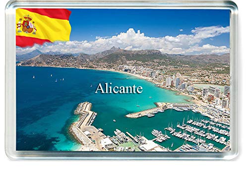 DreamGirl H302 Alicante Imán para Nevera Spain Travel Fridge Magnet