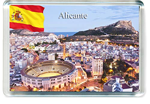 DreamGirl H304 Alicante Imán para Nevera Spain Travel Fridge Magnet